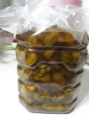 عکسی از دستور ترشی فلفل همدانی