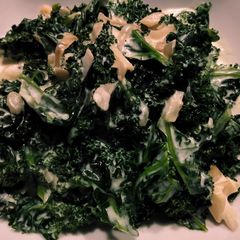 Creamed kale A picture of Creamed kale.