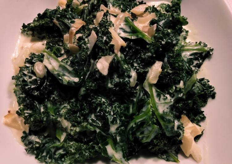 Creamed kale Creamed kale