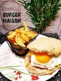 Hamburger maison avec faluche fraîche 😋