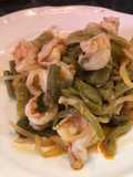 Nopalitos con camarón, a la sonorense