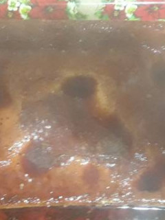 Una foto de Flan casero de huevo al baño María