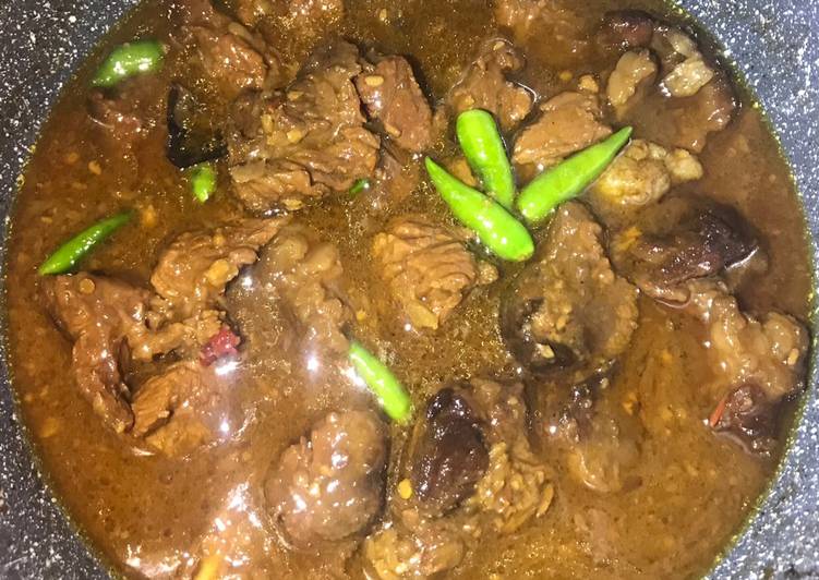 Daging bumbu kecap Ala Ala Anak Rantau