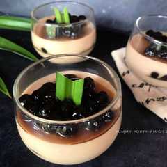 A picture of Milk Tea Pudding.