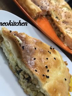 صورة لوصفة فطيرة الدجاج 🐔