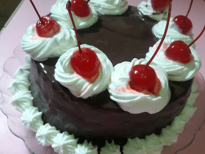 Cara Mudah Membuat Resep  Birthday cake chocolate ganache simple🍰👌 yang Sempurna, Sempurna