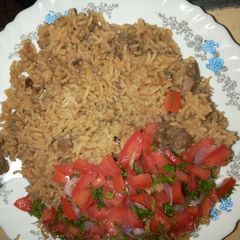A picture of Beef pilau.
