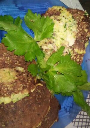 Una foto de Tortitas de zukini