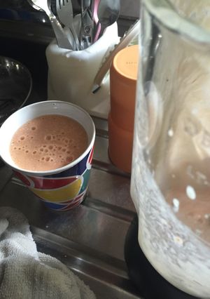 Una foto de Batido de frutas (con leche)