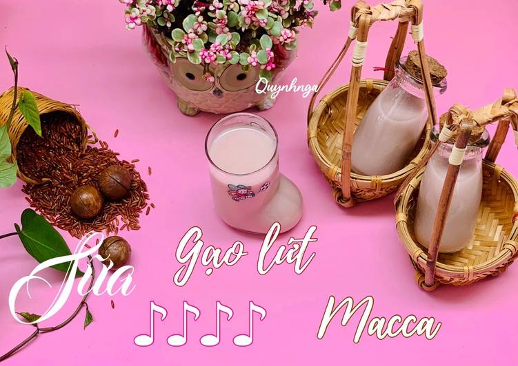 Sữa gạo lứt macca