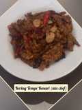 Kering Tempe Kenari (ala chef)