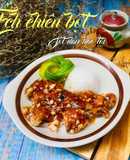 Ếch chiên bột sốt dầu hào