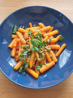 Una foto de Ensalada de zanahorias marroquí