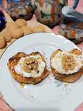 Dessert di mele cottura in friggitrice