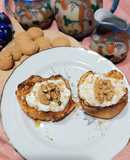 Dessert di mele cottura in friggitrice