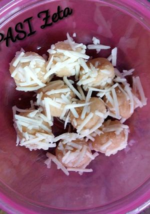 Foto resep MPASI 8+ : Bola-bola Biskuit