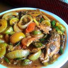 A picture of Ikan sarden bikin laper.