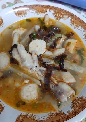 Foto resep Tekwan Bakso Ikan + Ceker mingkup