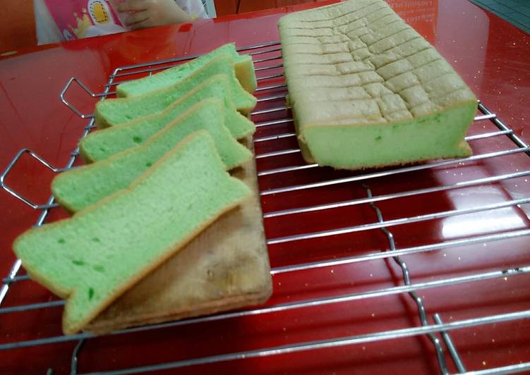 Resep Pandan Ogura Cake Recook Tintin Rayner, Sempurna