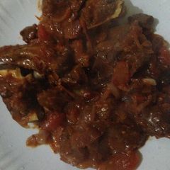 A picture of Fried beef.