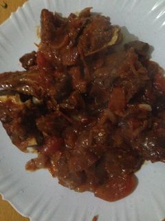 A picture of Fried beef.
