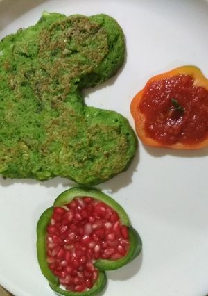 A picture of Palak uttapam.