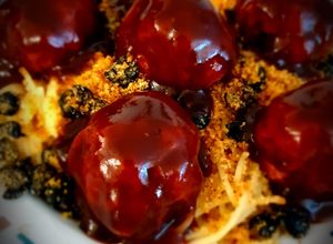 Une photo de Bouchées de dinde sauce ketchup