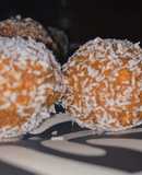 Trufas o bombones de dulce de leche con galletitas