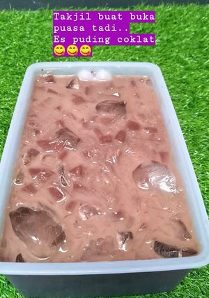 Foto resep Es puding coklat
