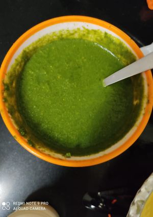 हरी चटनी (hari chutney recipe in Hindi) रेसिपी मुख्य फोटो