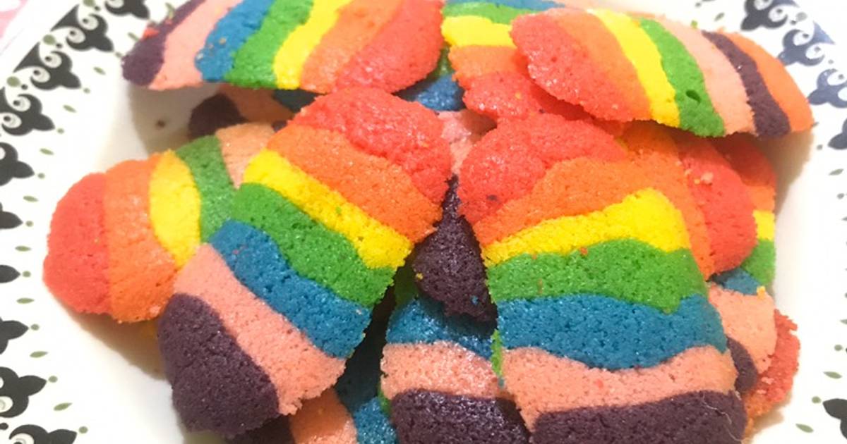 248 resep  lidah  kucing  rainbow enak dan sederhana Cookpad