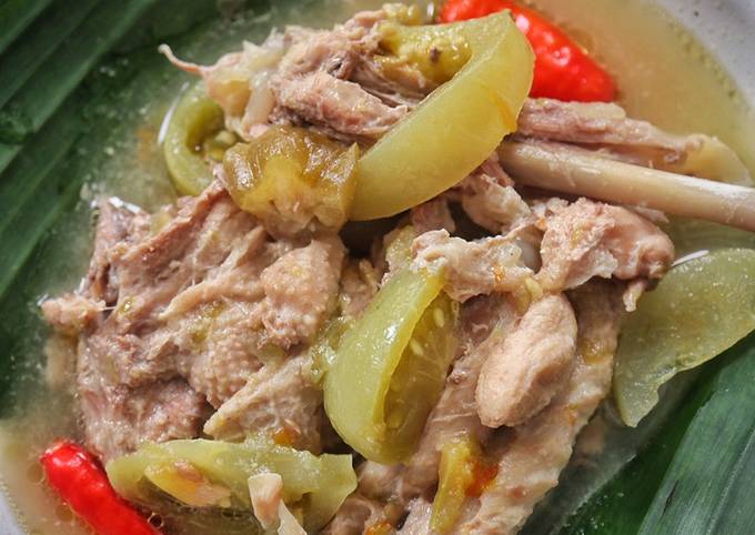 Resep Garang Asem Ayam, Dengan Belimbing Wuluh, Tanpa Santan Oleh ...