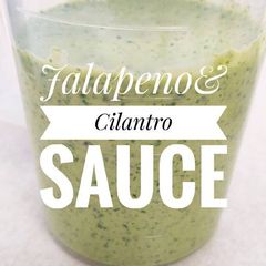 A picture of Jalapeno & Cilantro Sauce 🌶️.
