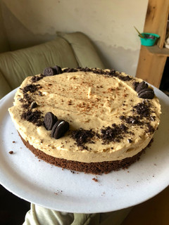 Una foto de Cheesecake de dulce de leche