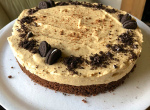 Una foto de Cheesecake de dulce de leche