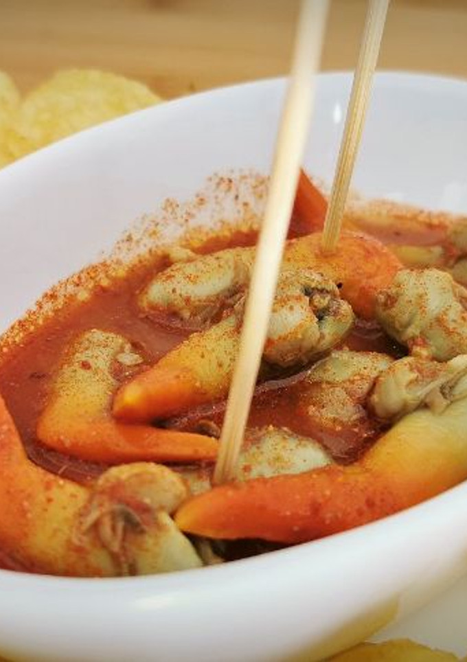 Una foto de Aperitivo de Langostillos con salsa tipo Espinaler casera