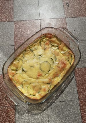 Une photo de Clafoutis salé courgettes et chèvre