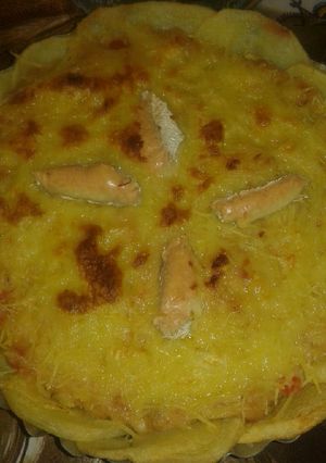 صورة لوصفة كيش بدون عجين