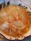 Rice Porridge with Shrimp and Vegetables