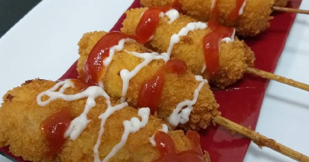 547 resep cheese corn dog enak dan sederhana ala rumahan  Cookpad