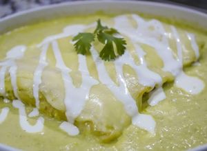 Una foto de Enchiladas suizas