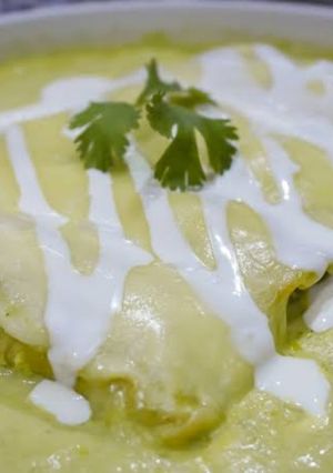 Una foto de Enchiladas suizas