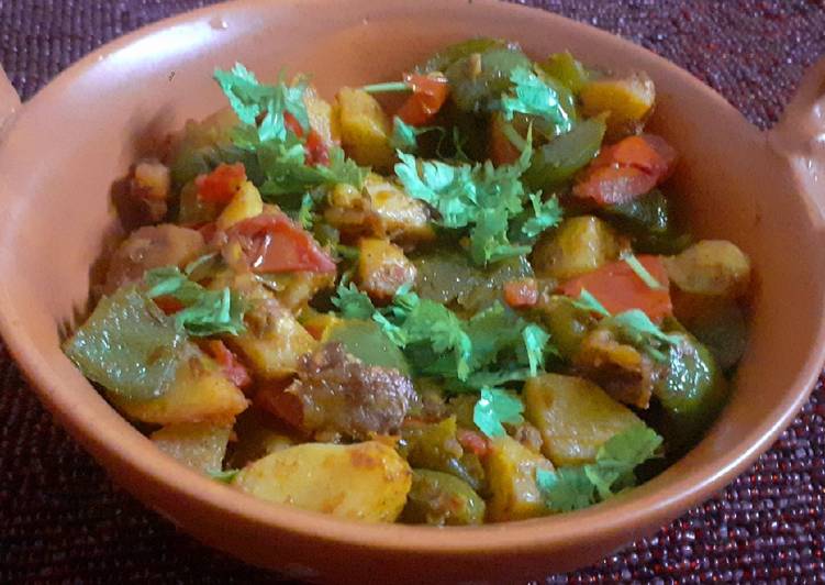 How to Prepare Aloo Shimla mirch ki sabzi