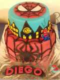 تورتة سبايدر مان (spiderman torte)