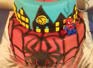 صورة لوصفة تورتة سبايدر مان (spiderman torte)