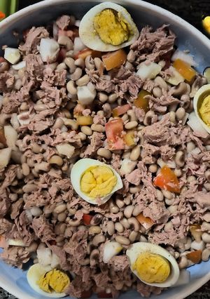 Foto de Saladinha de atum e feijão frade
