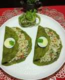 Egg Stuff Spinach Green Paratha