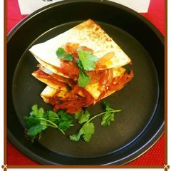 A picture of COURGETTES(Zucchini) Quesadilla.