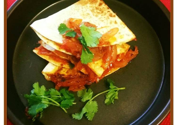 Recipe of Quick COURGETTES(Zucchini) Quesadilla