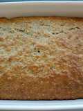 Banana bread with almonds